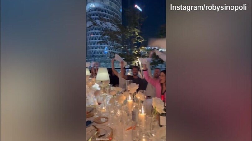 Festa per Diletta e la piccola Aria: lady Marchisio è scatenata