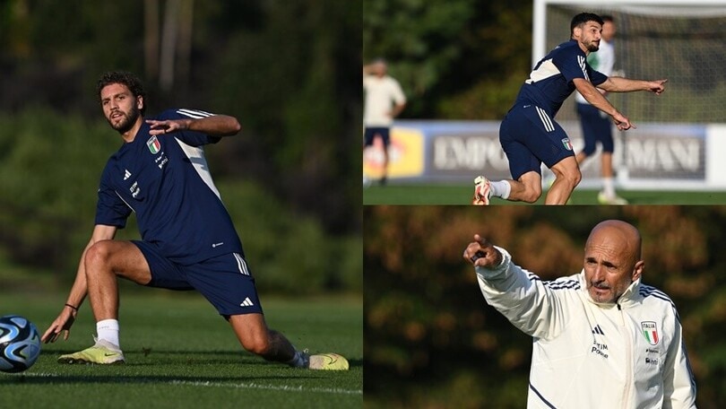 Italia, Spalletti dà la carica: Locatelli scalpita, Orsolini sprinta