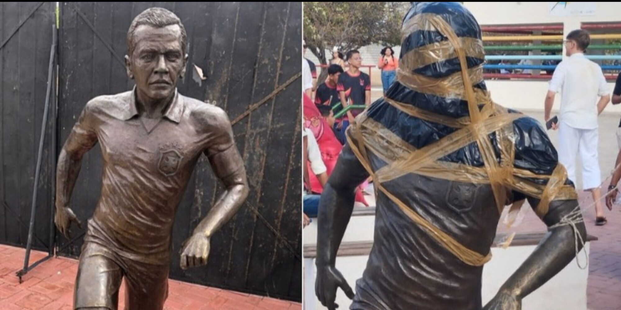 Dani Alves, vandalizzata la sua statua a Bahia: cosa è successo