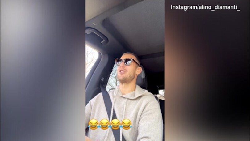 Diamanti, la moglie e una notte rumorosa: "Un treno a vapore"