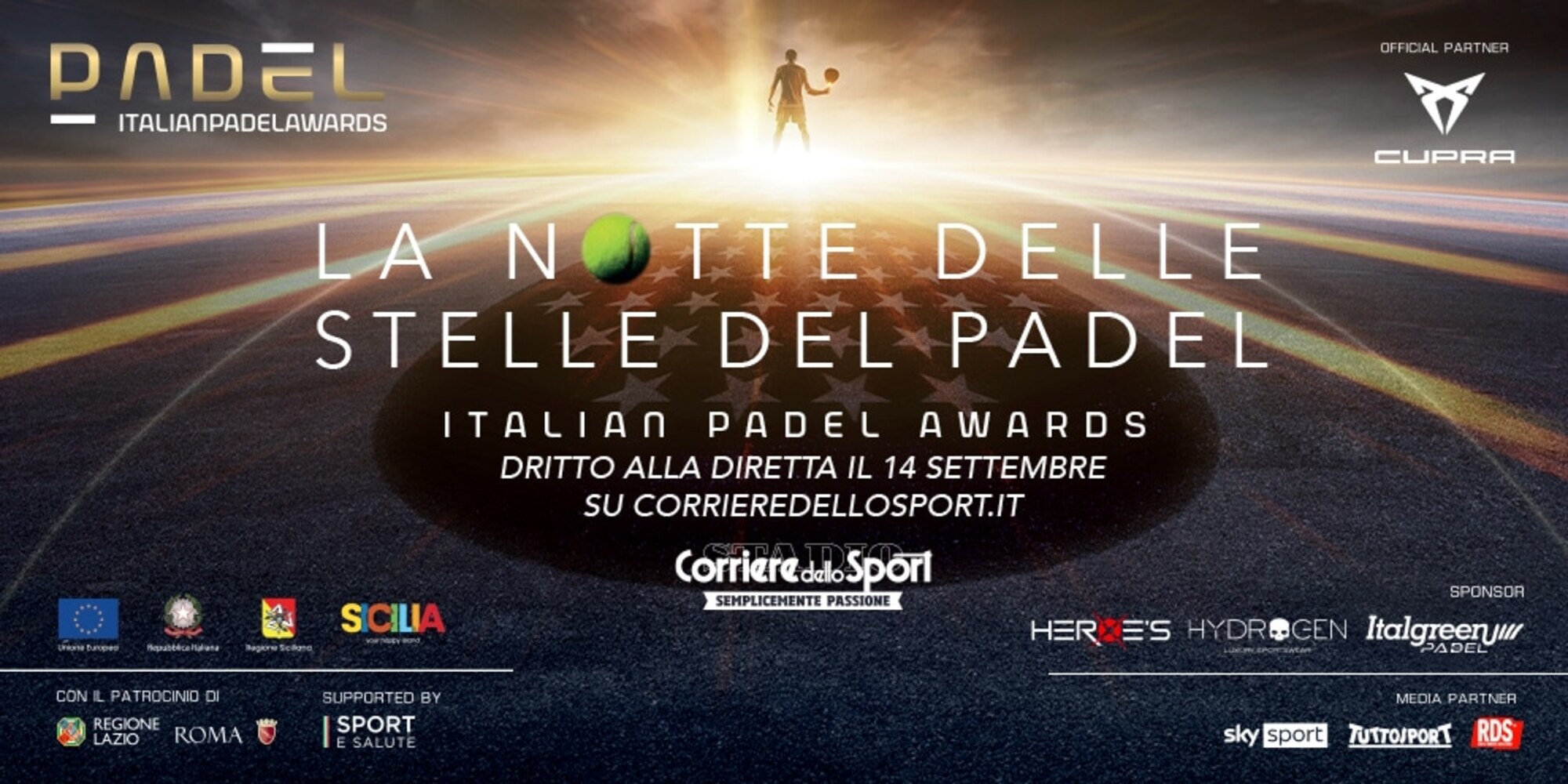 Italian Padel Awards, al Foro Italico sbarcano le stelle