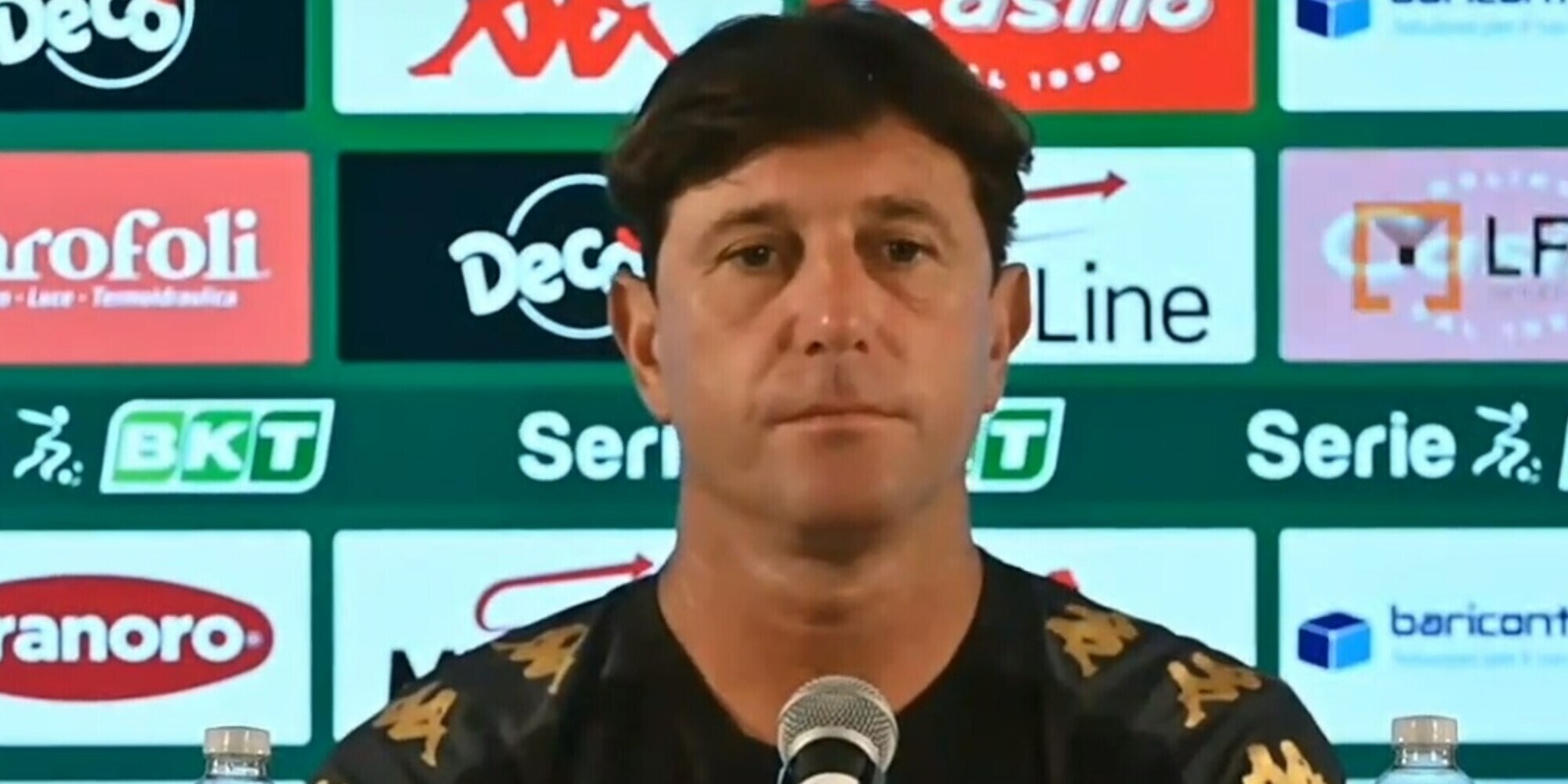 Mignani, conferenza Pisa-Bari: l'elogio di Aquilani e Frabotta-Juve