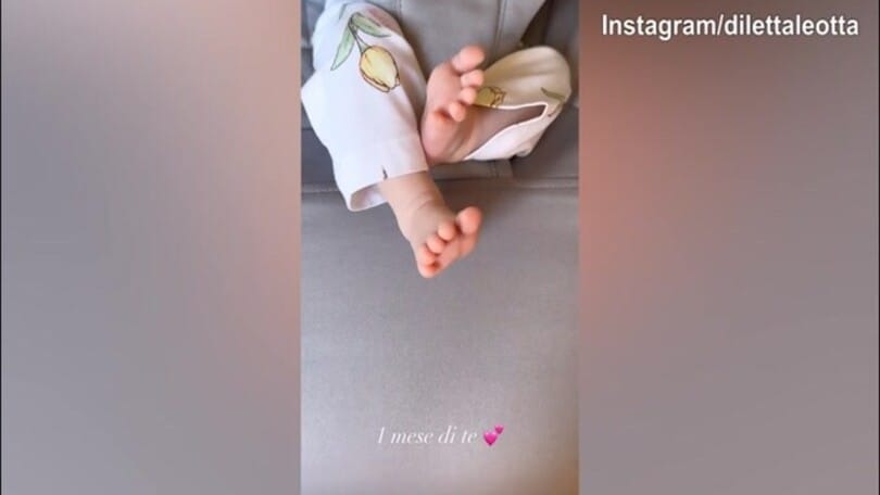 Diletta Leotta e Aria: la piccola compie 1 mese
