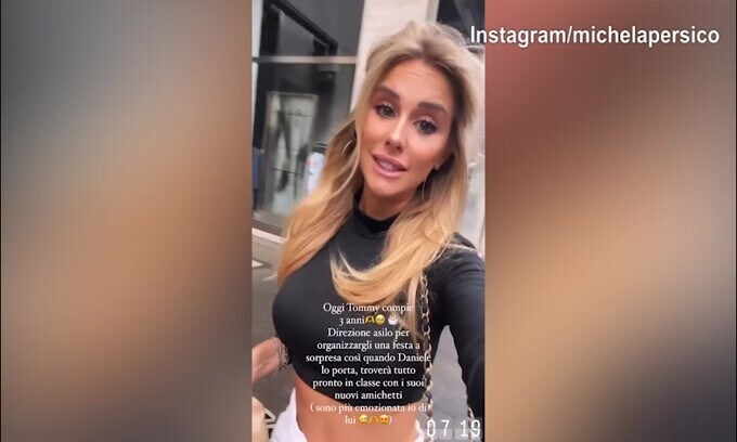 Michela Persico verso l'asilo: "Organizziamo una festa..."