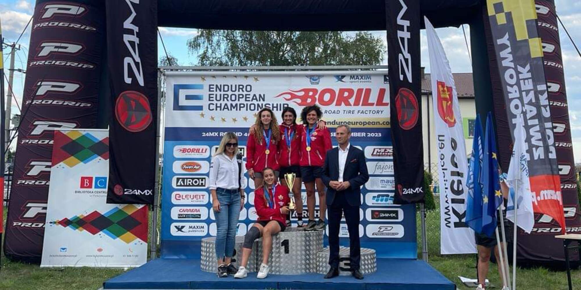 Europei enduro: anche Sabrina Lazzarino del moto club Alfieri sul podio azzurro