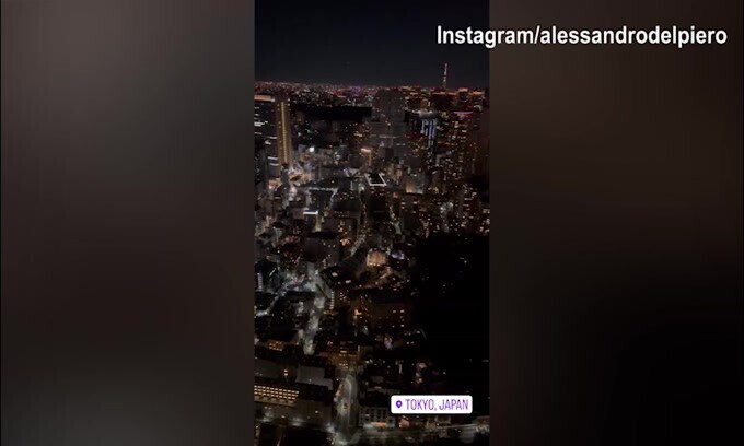 Il saluto di Del Piero a Tokyo: "Ciao Giappone"