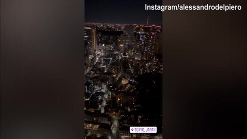 Il saluto di Del Piero a Tokyo: "Ciao Giappone"