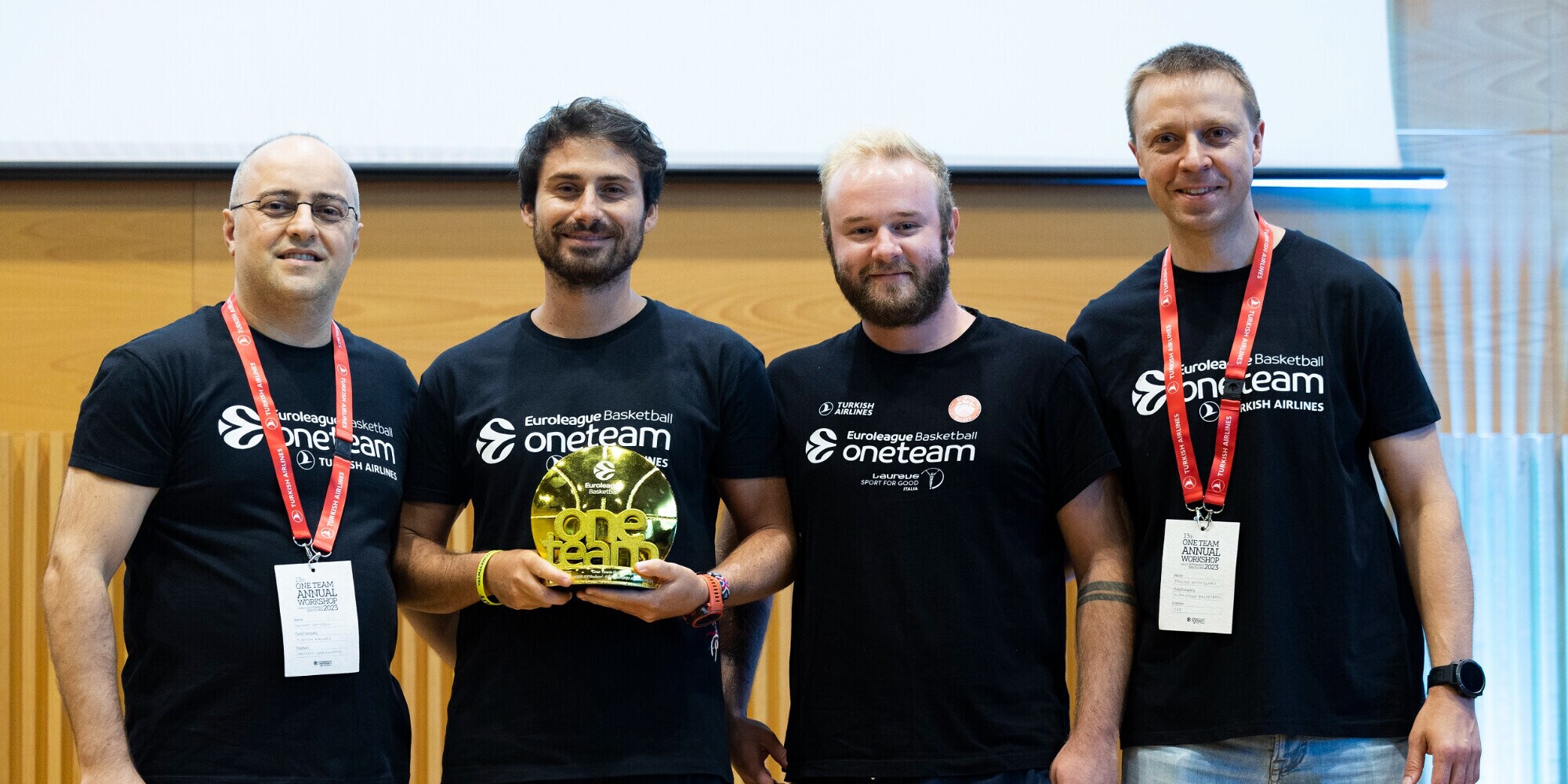 Medaglia d'oro nella settima edizione dei “One Team Awards” per il progetto di Eurolega