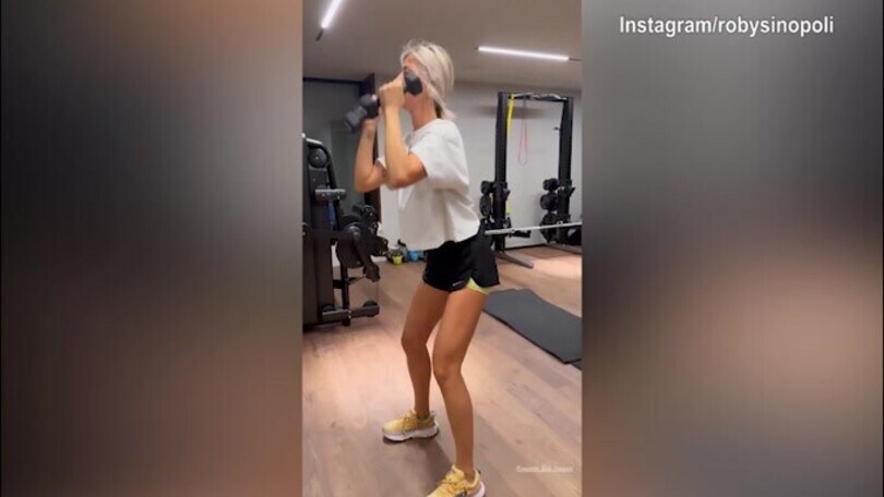 Lady Marchisio si tiene in allenamento: il video social