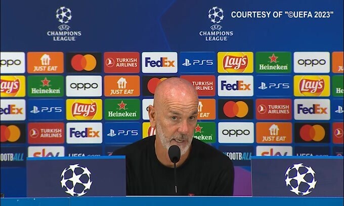 Pioli: "Maignan? Difficile giochi sabato. Leao doveva spaccare la porta"