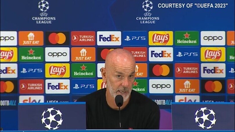 Pioli: "Maignan? Difficile giochi sabato. Leao doveva spaccare la porta"