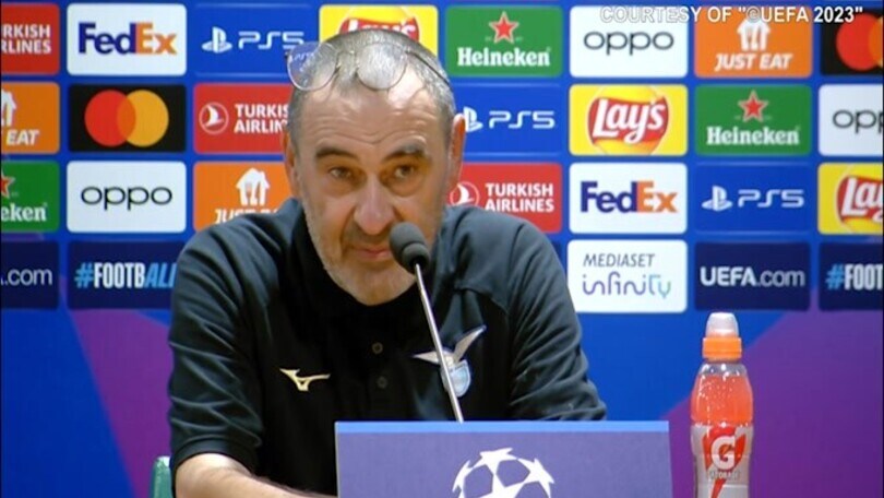 Sarri contento: "La Lazio non meritava di perdere"