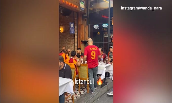 Istanbul si prepara alla Champions: Wanda Nara gongola