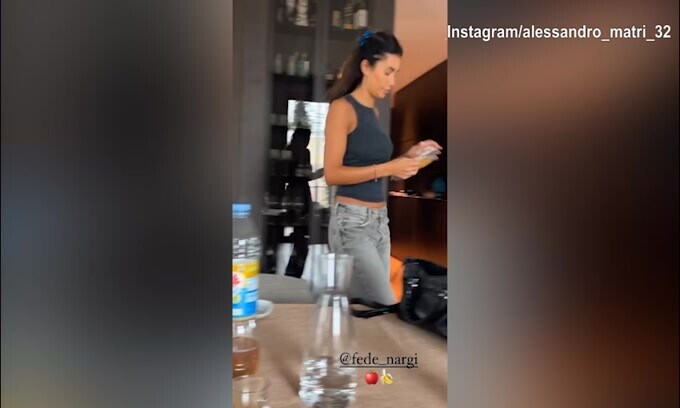 Matri e il siparietto con la Nargi: "La schiscetta è pronta"