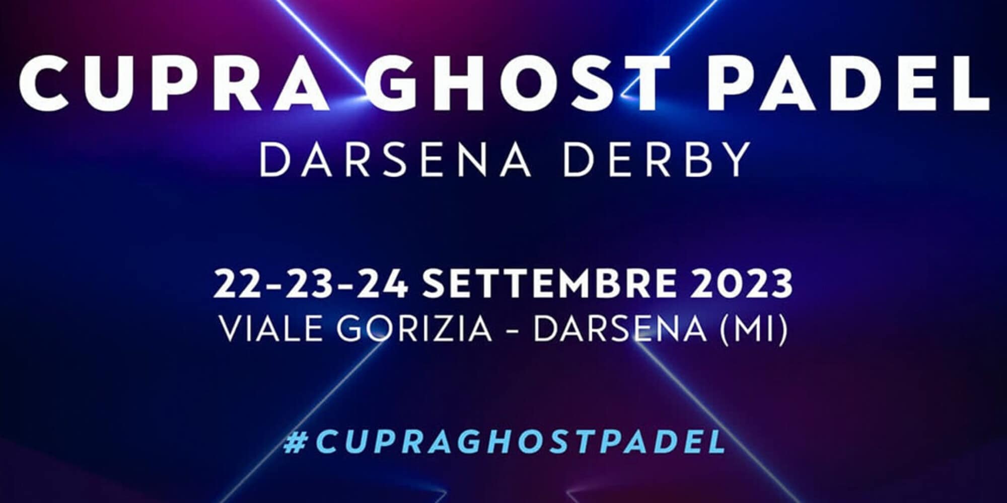 Cupra Ghost Padel, Darsena Derby: la sfida benefica tra milanisti e interisti
