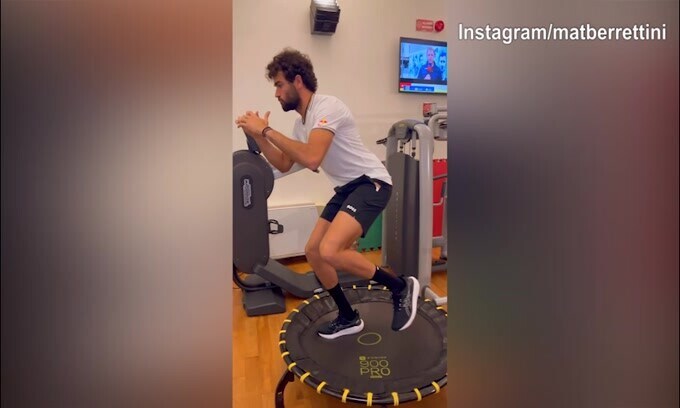 Berrettini dopo l'infortunio: il percorso di riabilitazione prosegue