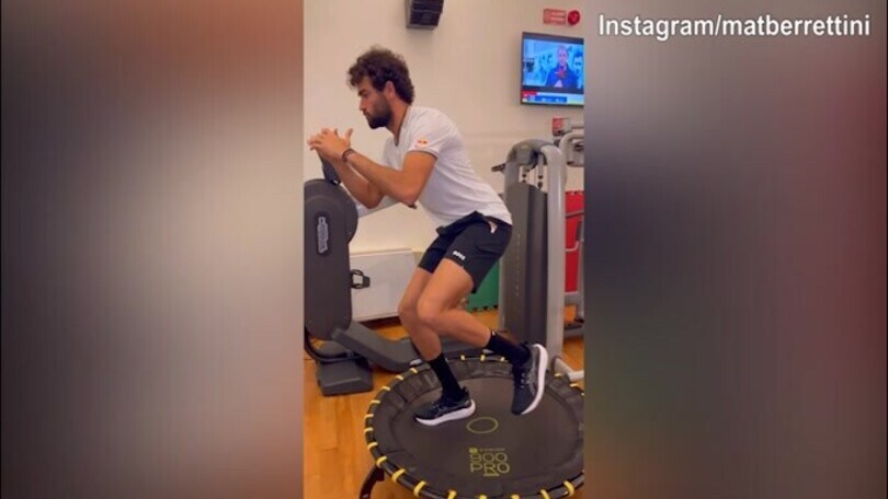 Berrettini dopo l'infortunio: il percorso di riabilitazione prosegue