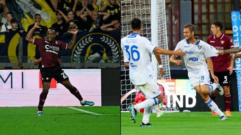 Cabral risponde a Romagnoli: pari tra Salernitana e Frosinone