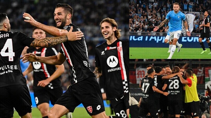 Lazio-Monza 1-1: rigore Immobile, Gagliardini gela l'Olimpico