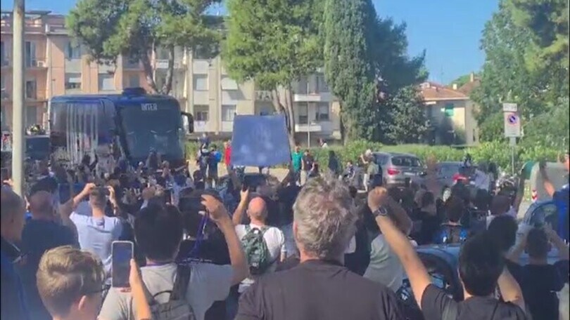 Empoli-Inter, i nerazzurri arrivano allo stadio