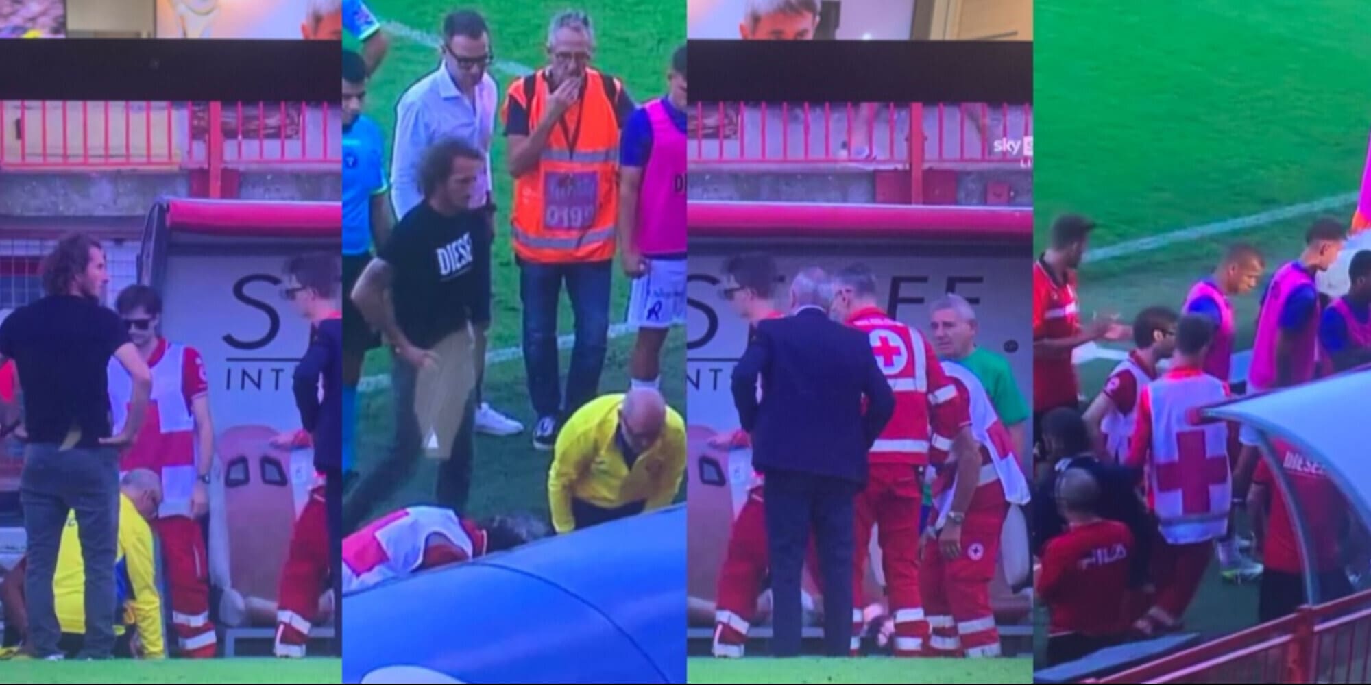 Abbate, malore in campo durante Vicenza-Pergolettese: le condizioni