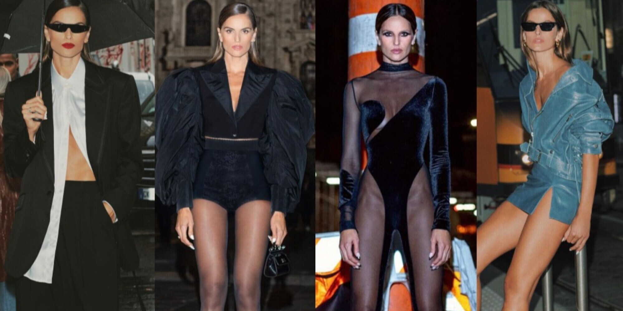 Izabel Goulart alla Milano Fashion Week, Trapp: "Troppa classe"