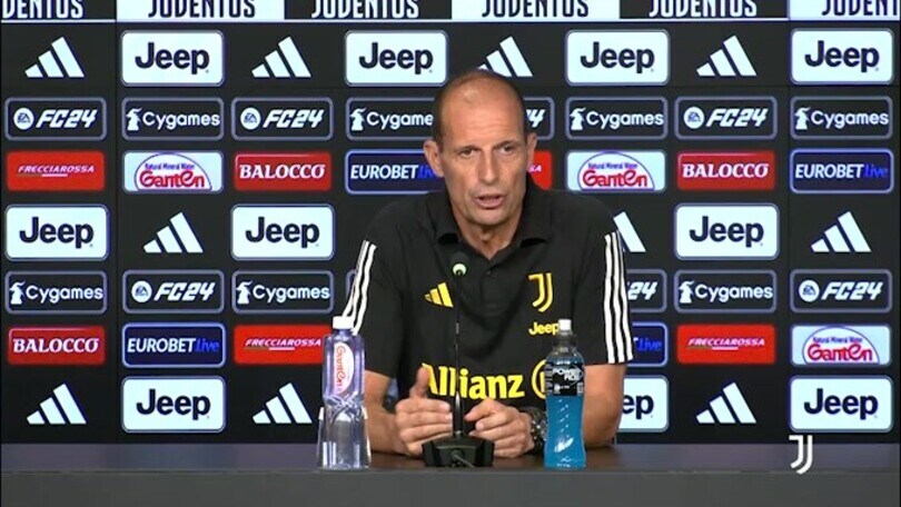 Allegri: "Alzare l'asticella? Sognare è bello, desiderare invece..."