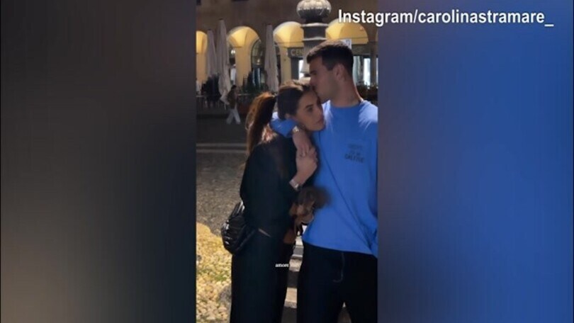 Carolina Stramare e Pellegri, serata romantica insieme
