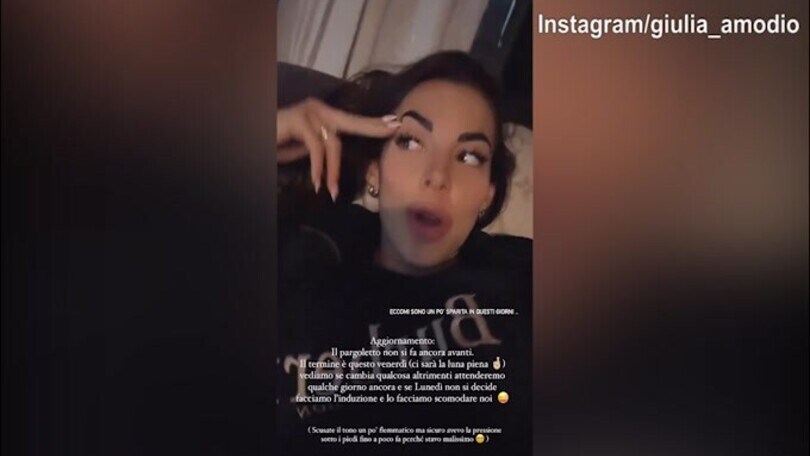 Giulia Amodio aggiorna i fan: "Spero che da qui a lunedì..."