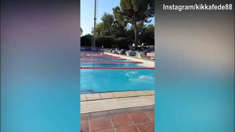 Federica Pellegrini ritorna in vasca: ecco le immagini