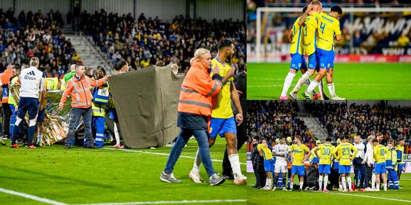 Vaessen, duro scontro in campo con Brobbey: il portiere del Waalwijk in ospedale