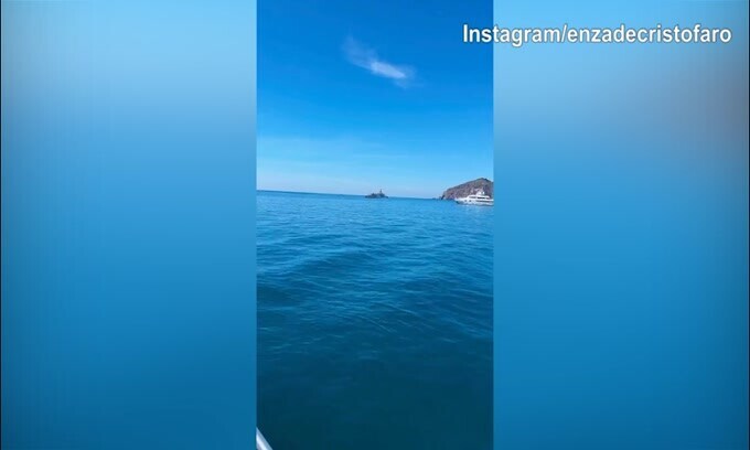 Gita in barca per lady D'Ambrosio