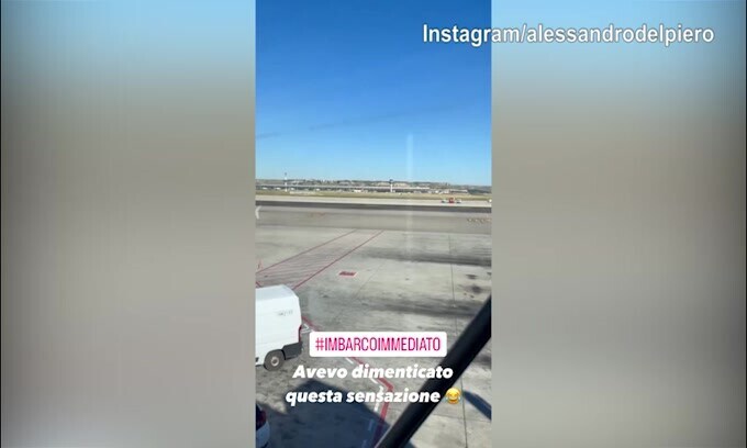 Del Piero torna a volare e ironizza: "Avevo dimenticato la sensazione.."
