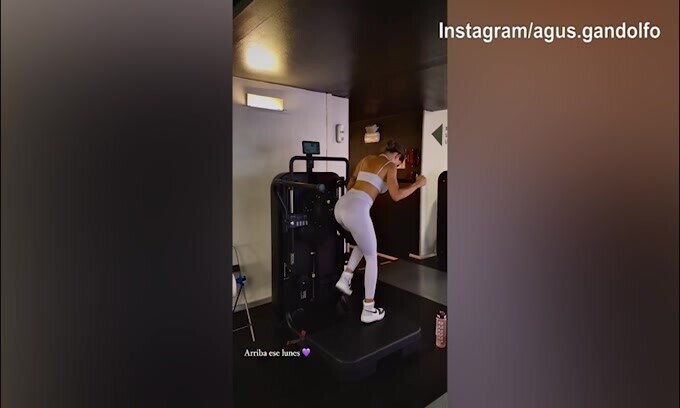 Inizio settimana, lady Martinez è subito in palestra