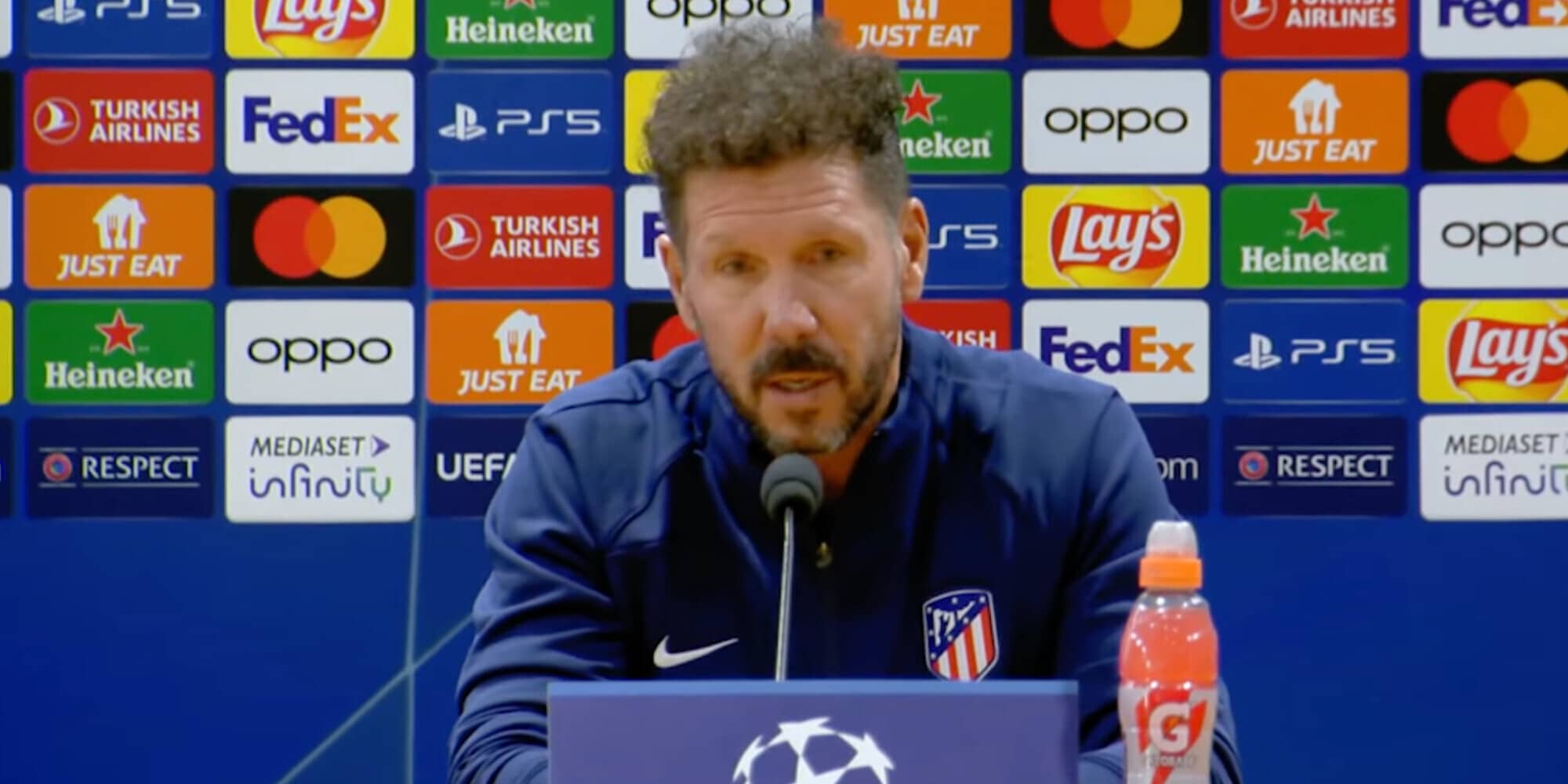 Champions, Simeone: “Atletico Madrid più forti degli infortuni, De Paul…”