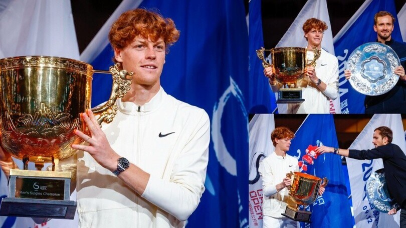 Pechino e Medvedev si inchinano: è Sinner l'imperatore