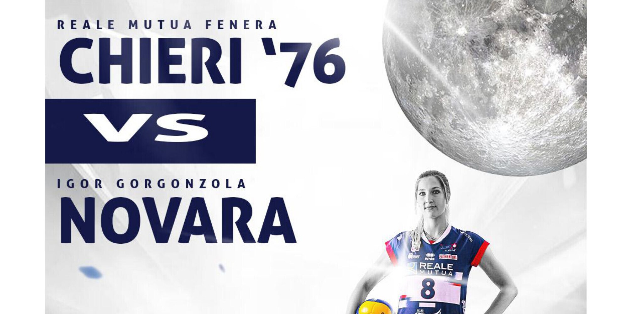 La Reale Mutua Fenera Chieri ‘76 apre il campionato con il derby con Novara