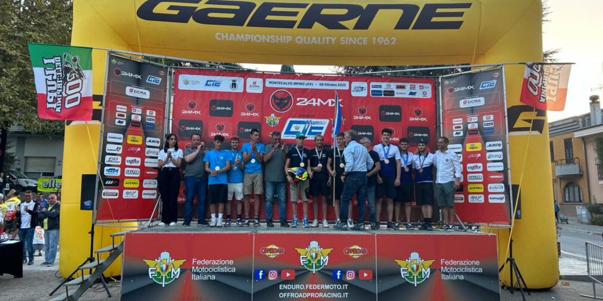 Moto Club Alfieri sempre a podio nella sfida a squadre nel Trofeo Regioni enduro