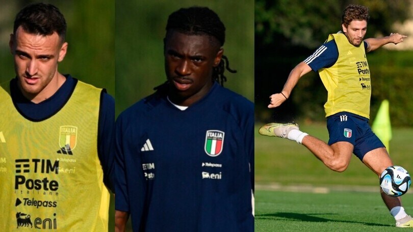 Gatti e Kean, occhi da Juve in Nazionale. Locatelli scalda il destro