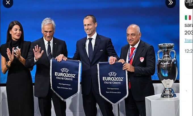 Ufficiale: Italia e Turchia ospiteranno Europei 2032