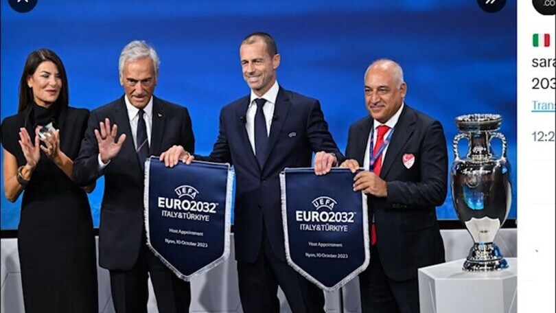 Ufficiale: Italia e Turchia ospiteranno Europei 2032