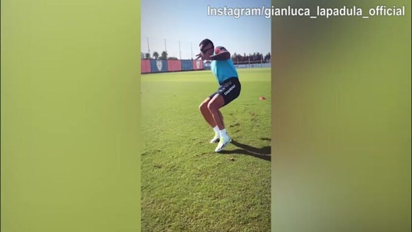 Cagliari, lavoro intenso per Lapadula