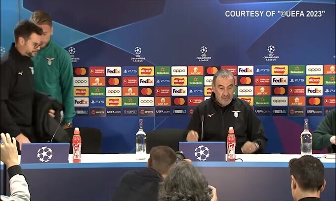 Lazio, stop di 1 turno per Maurizio Sarri
