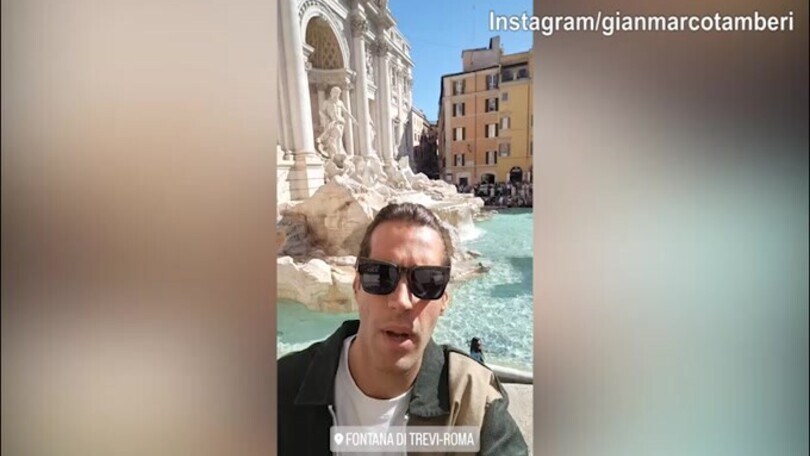 Fontana di Trevi, il lancio della monetina è di...Tamberi