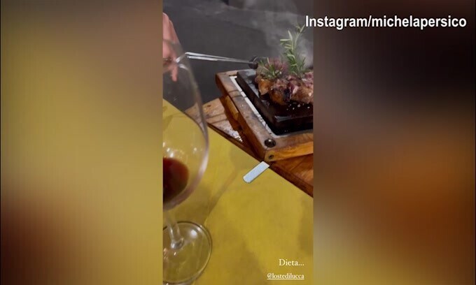 Rugani e Persico, serata senza figlio a Lucca