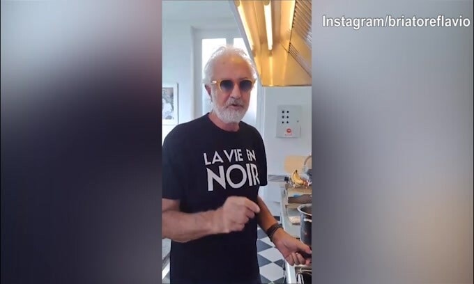 Chef Briatore ai fornelli: il risultato finale è spettacolare