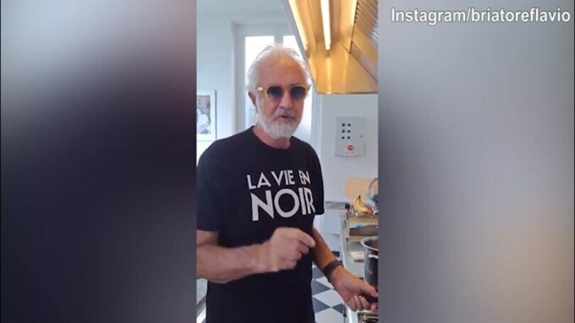 Chef Briatore ai fornelli: il risultato finale è spettacolare