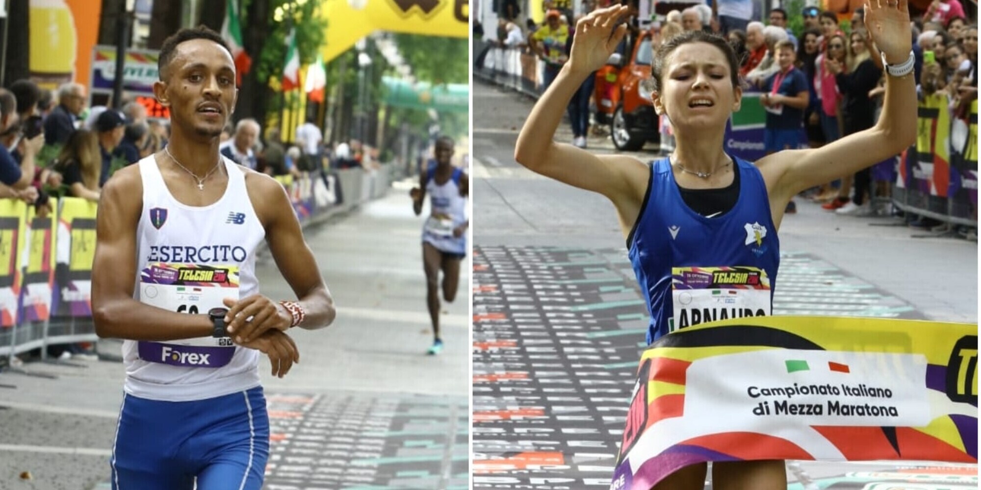 Telese Terme incorona i campioni di mezza maratona: Neka Crippa e Arnaudo