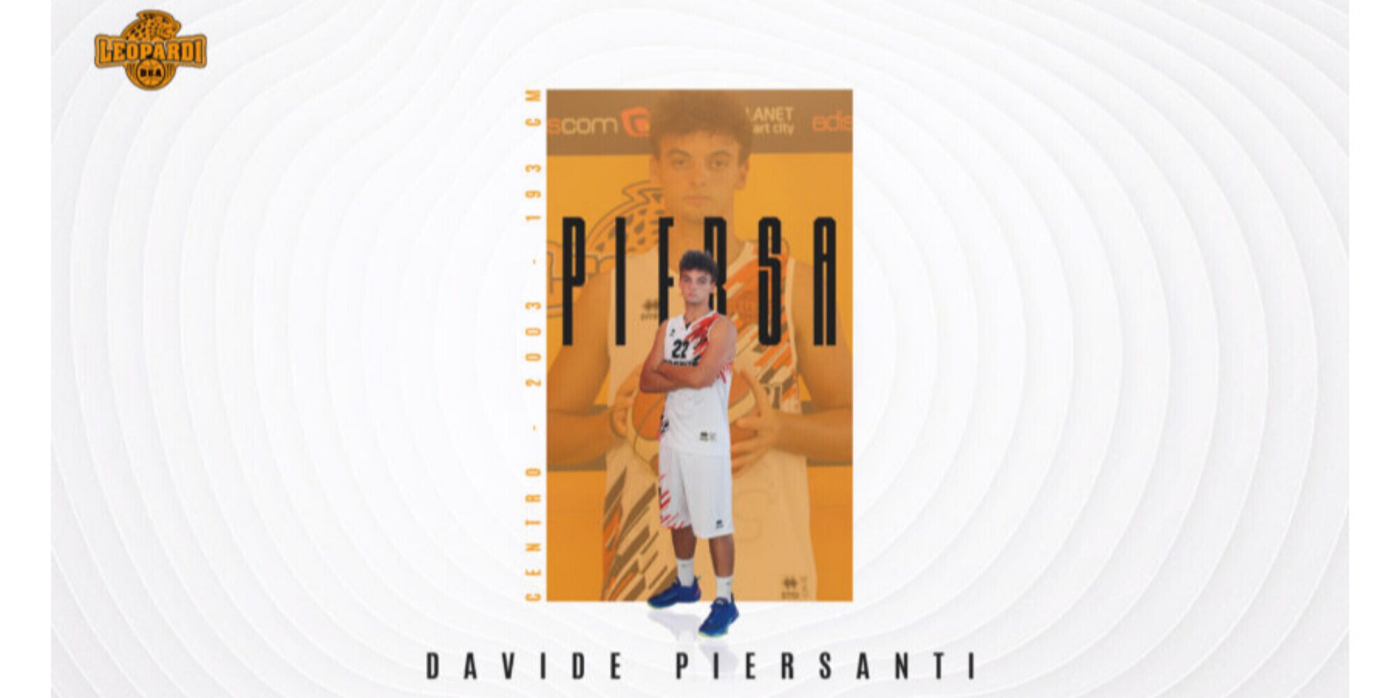 BEA Chieri: Davide Piersanti nel roster di coach Conti