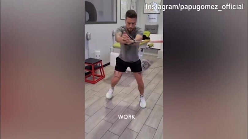 Monza, duro allenamento in palestra per Gomez